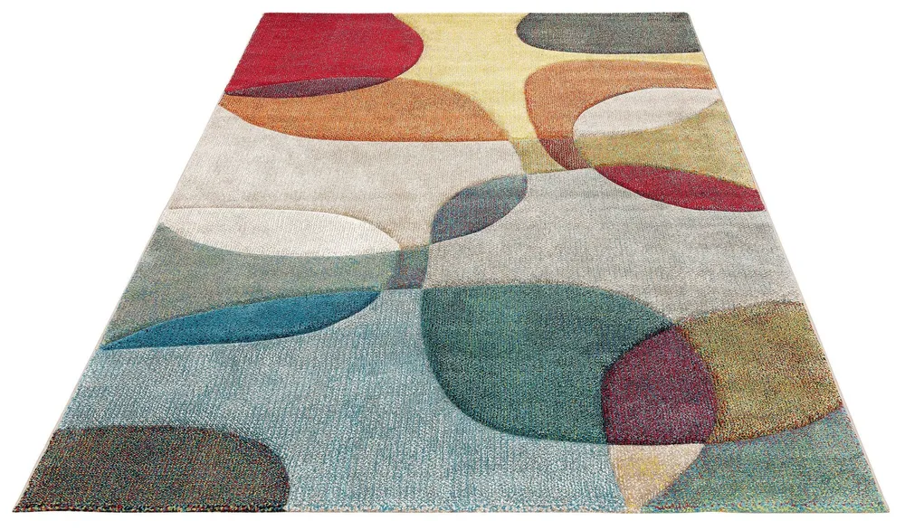 Covor Liva viu colorat cu model 3D modern 120x170 cm