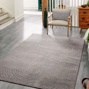 Covor Lorent cu model geometric 3D potrivit si la exterior 80x150 cm