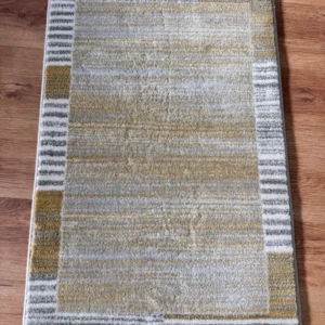 Covor »Madita« cu model modern, galben-argintiu 60x90 cm