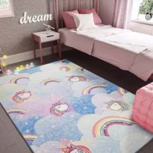 Covor MINOR CHENILLE, 75x150 cm, forma dreptunghiulara, poliester, multicolor, AL 108