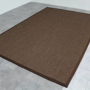 Covor Miron din sisal natural maro închis 60x80 cm