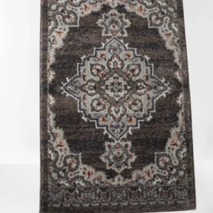 Covor cu model oriental maro, 57x90 cm
