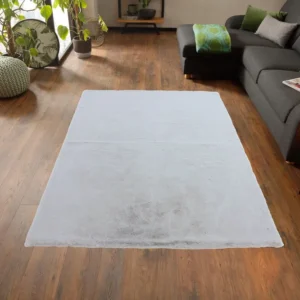 Covor Mombert cu aspect de blană moale gri 160x230 cm