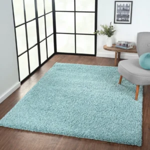 Covor MyShaggy foarte moale si pufos albastru 160x230 cm