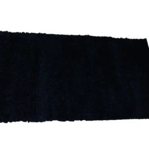 Covor negru Heine pufos 60x110 cm