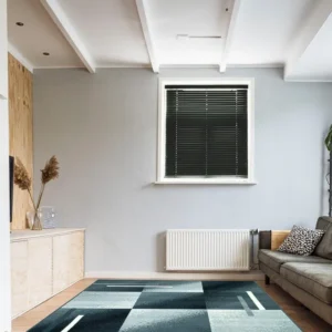 Covor »Nolan« cu design geometric modern, gri, 80x150 cm