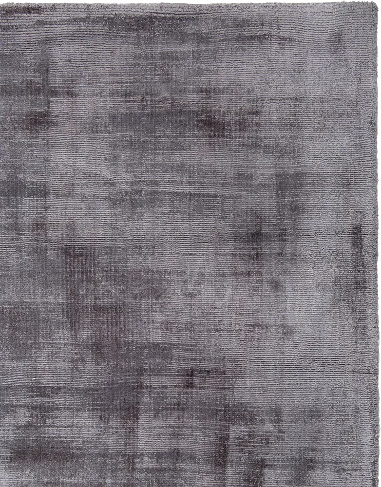 Covor Nuria din viscoză cu aspect de mătase, gri inchis, 160x230 cm