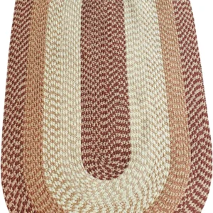 Covor oval Dreams tesut manual bej 85x155 cm