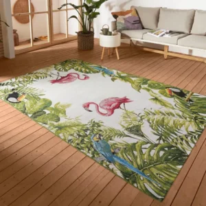 Covor pentru interior si exterior ”Tropical Birds” 160x235 cm