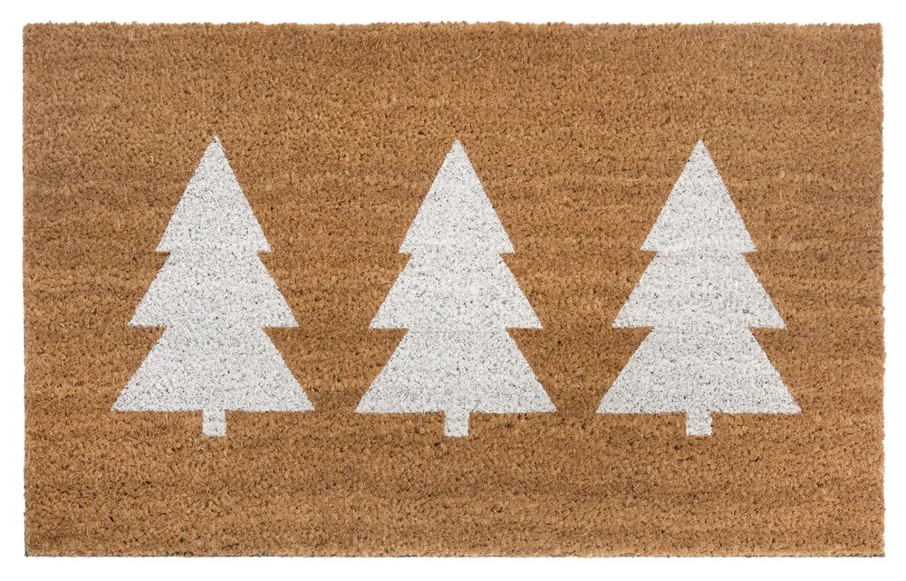 Covor preș de intrare din fibra de cocos Pini 75x45 cm