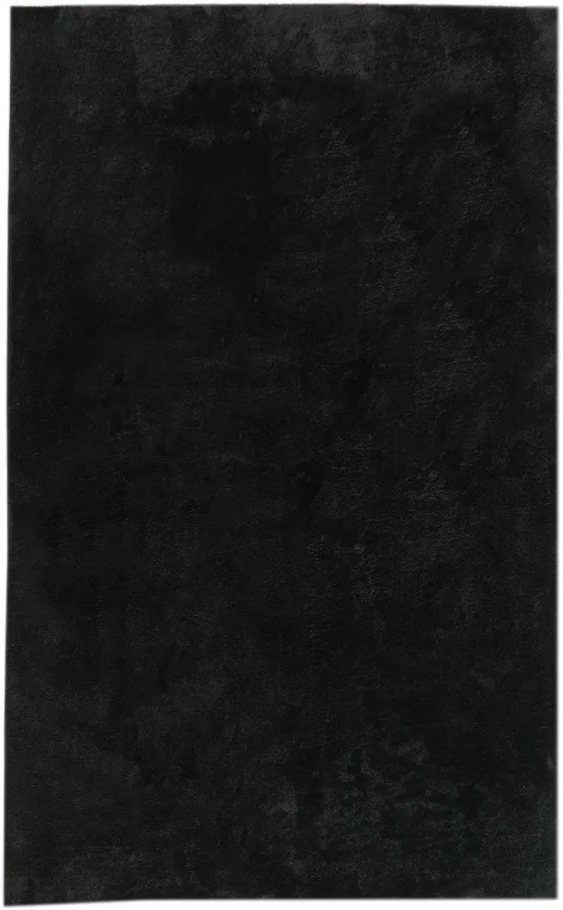 Covor pufos Cali negru din microfibra 180x280 cm