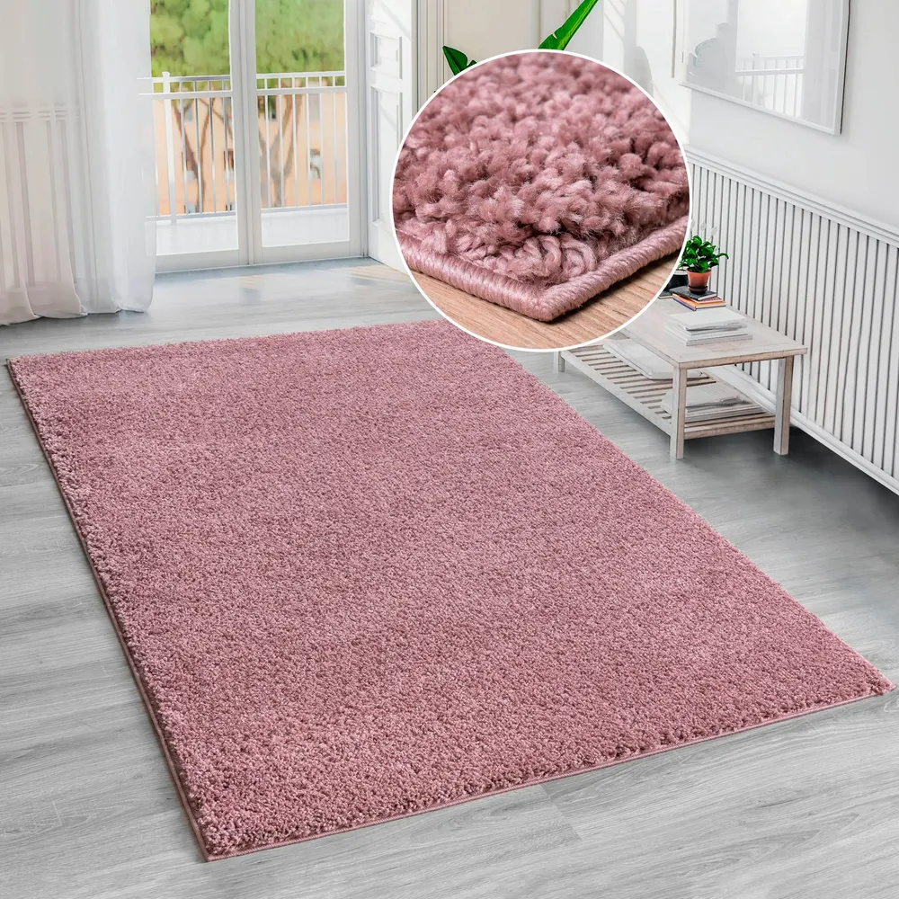 Covor pufos »Shaggy soft« potrivit pe podele incalzite, liliac 160x230 cm