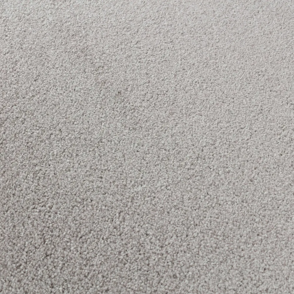 Covor rotund frisee cu fir scurt MALAGA crem 160 cm diametru