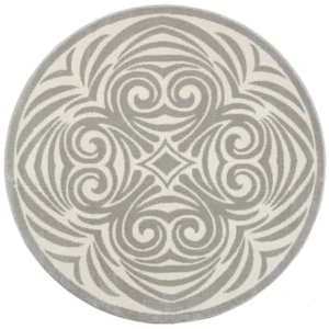 Covor rotund Kusma cu model mandala, 190 cm diametru