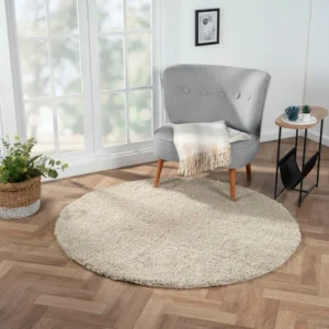 Covor rotund »My Shaggy« foarte pufos, bej 150 cm