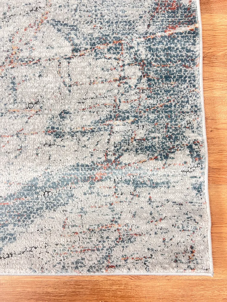 Covor »Roustic Textures« model vintage cu fire scurte, gri 66x230 cm
