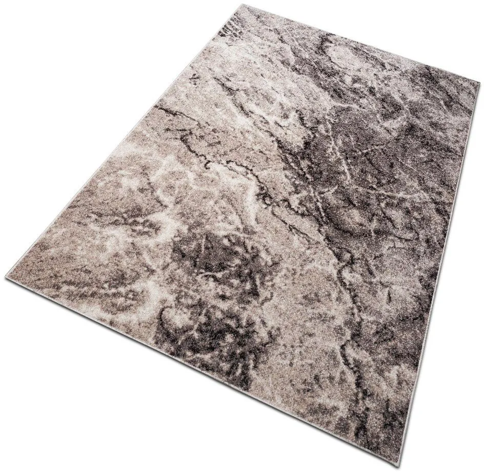 Covor Saniel cu fire scurte, aspect de marmura nisip 240x320 cm