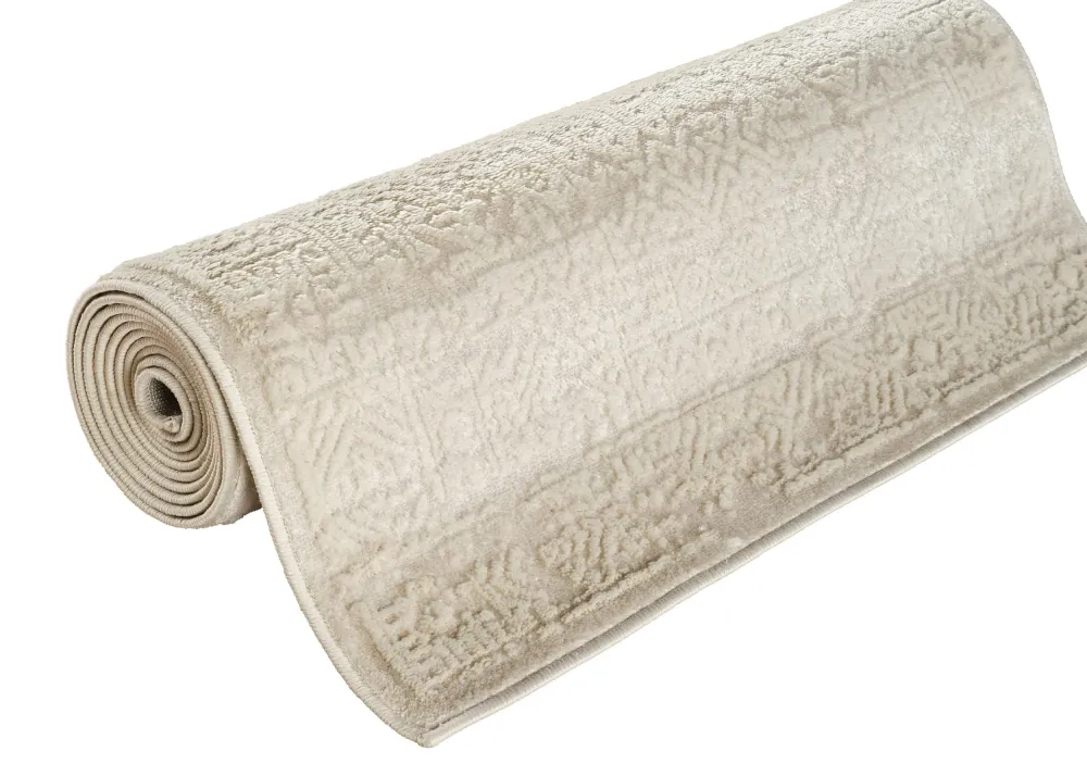 Covor »Selin« cu aspect vintage model 3D crem 67x230 cm