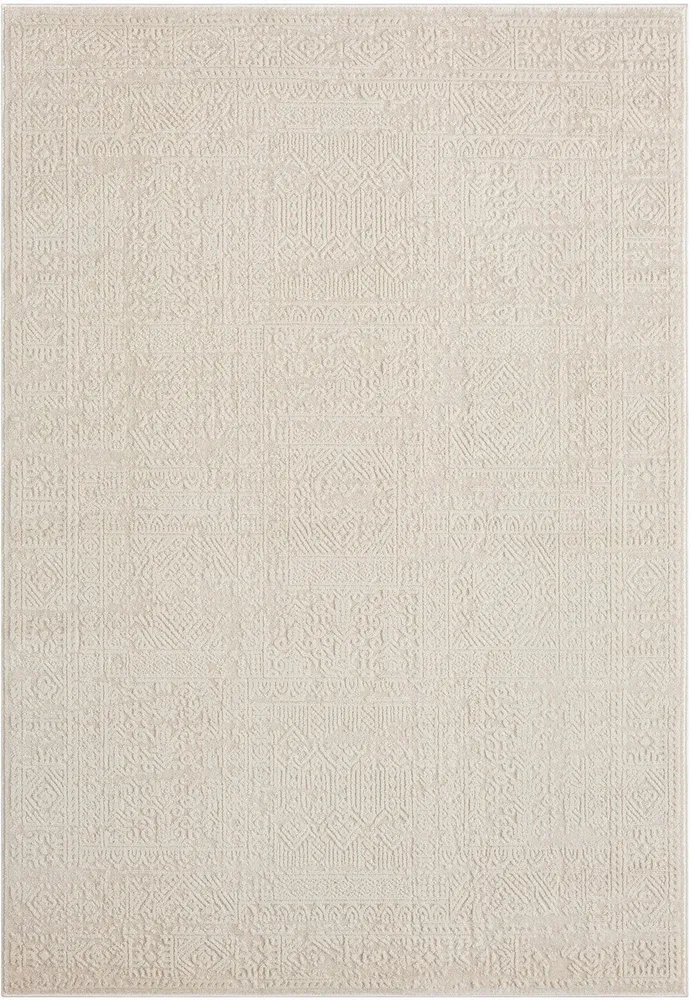 Covor »Selin« cu aspect vintage, model 3D, crem 160x230 cm