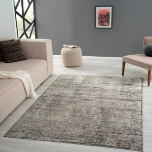 Covor »Selin« cu aspect vintage, model 3D, gri 160x230 cm