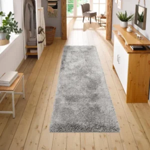 Covor Shaggy Boldo, gri deschis foarte moale si pufos 67x230 cm