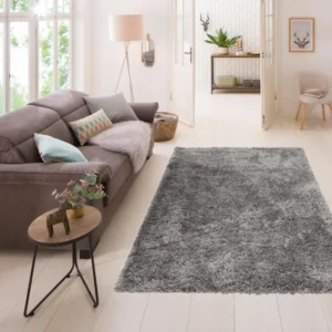 Covor shaggy »Boldo« moale si pufos, gri 200x290 cm
