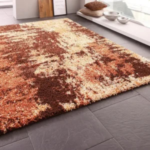 Covor shaggy Hannes cu fire lungi, culoare terra 160x230 cm