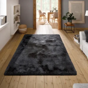 Covor shaggy »Lasse« foarte gros si pufos negru, 120x180 cm