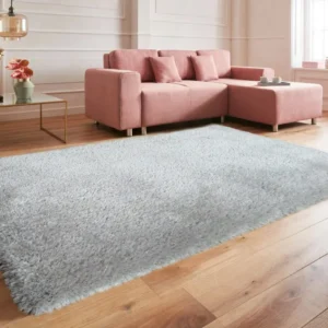 Covor Shaggy Micro exclusiv foarte gros și pufos gri 60x90 cm
