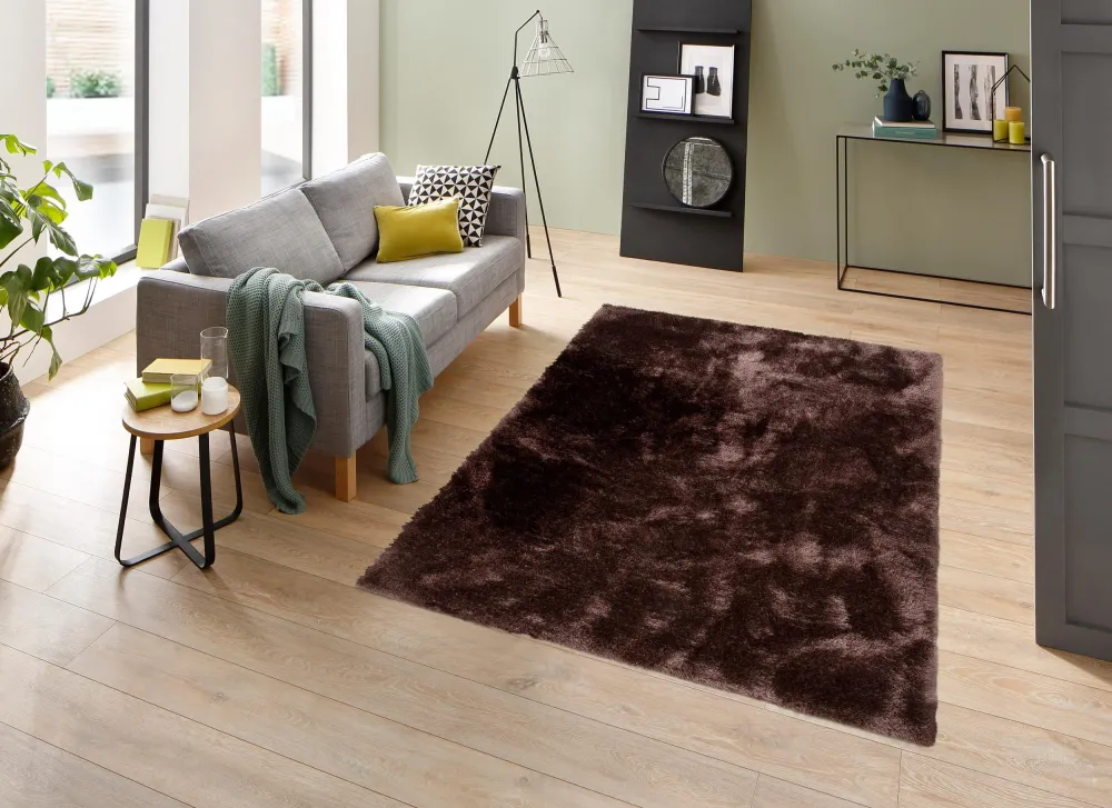 Covor Shaggy Mikro Soft maro foarte pufos, 70x140 cm