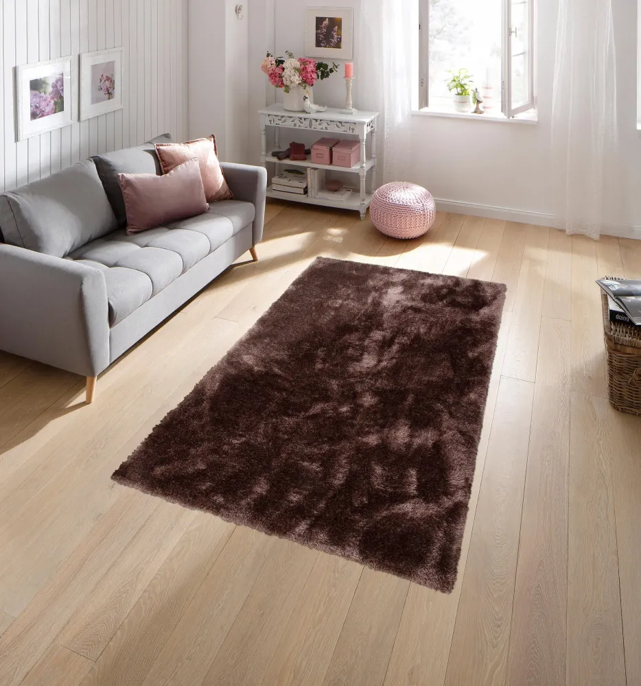 Covor Shaggy Mikro Soft maro foarte pufos, 70x140 cm