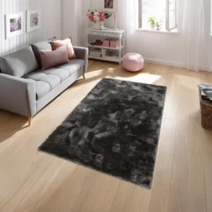 Covor Shaggy Mikro Soft Super foarte pufos gri 60x90 cm