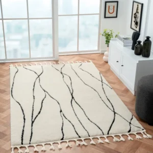 Covor Shaggy Moroccan Handwrite moale si pufos 200x290 cm