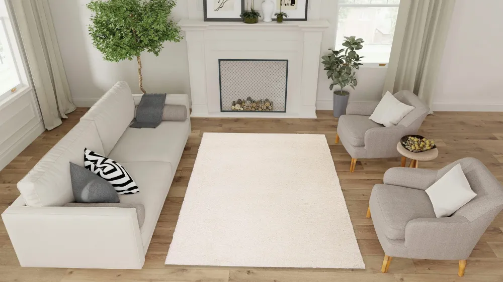 Covor »Shaggy Soft« cu fir lung pufos, crem, 160x230 cm