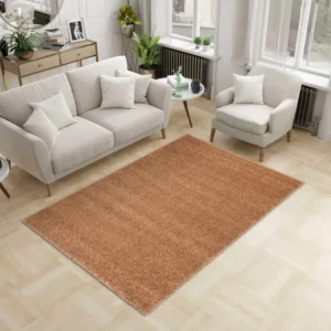 Covor »Shaggy Soft« cu fir lung pufos maro, 60x90 cm