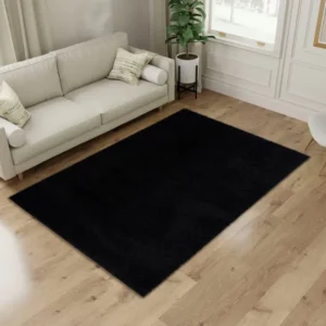 Covor »Shaggy Soft« cu fir lung pufos, culoare negru, 200x290 cm