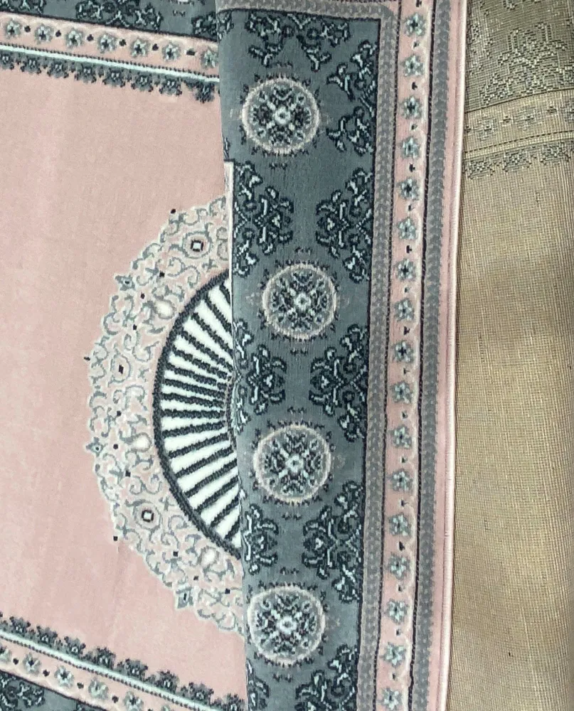 Covor »Shari« roz cu decor oriental, fir scurt, moale 240x330 cm