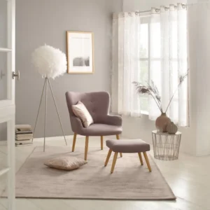 Covor »Shirley« din viscoza cu aspect matasos taupe 120x180 cm