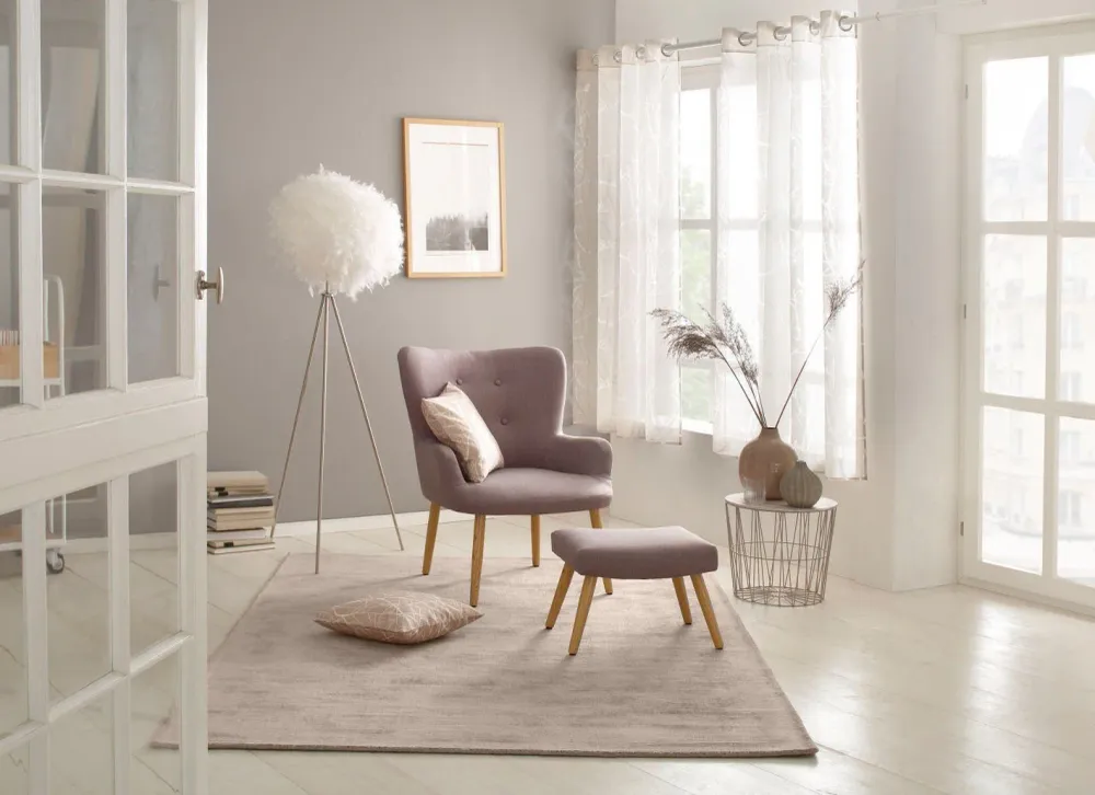 Covor »Shirley« din viscoza cu aspect matasos taupe 120x180 cm