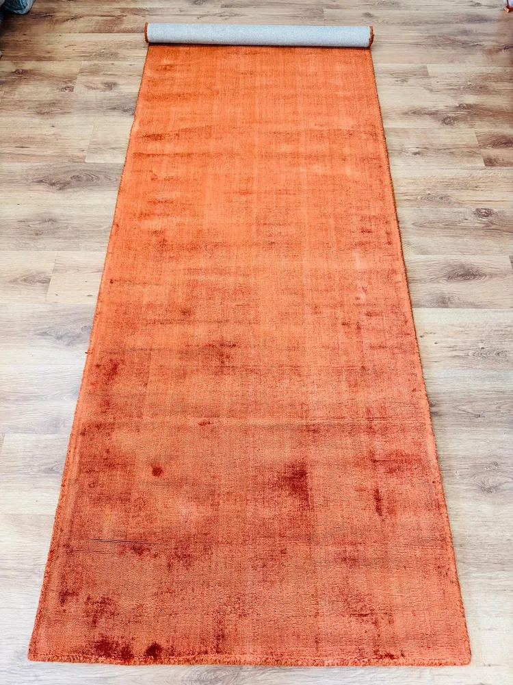 Covor »Shirley« din viscoza cu aspect matasos, culoare cupru 90x250 cm