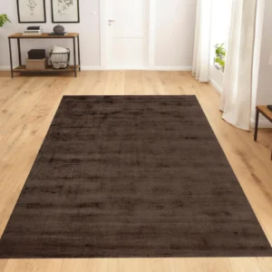 Covor »Shirley« din viscoza cu aspect matasos maro 120x180 cm