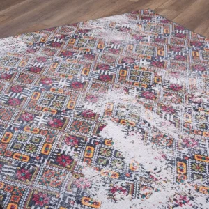 Covor SOUL CHENILLE, 75x150 cm, forma dreptunghiulara, poliester, multicolor, AL 12