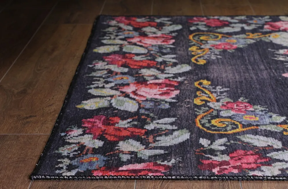 Covor SOUL CHENILLE, 75x150 cm, forma dreptunghiulara, poliester, multicolor, AL 86