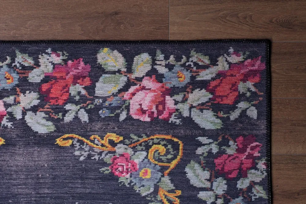 Covor SOUL CHENILLE, 75x150 cm, forma dreptunghiulara, poliester, multicolor, AL 86