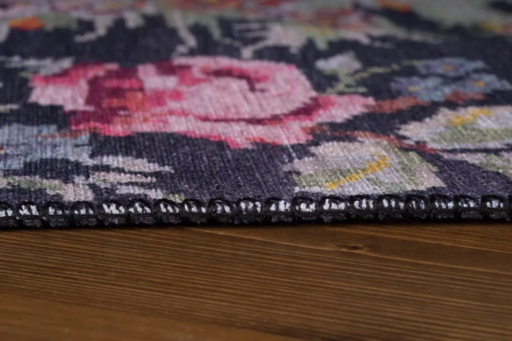 Covor SOUL CHENILLE, 75x150 cm, forma dreptunghiulara, poliester, multicolor, AL 86