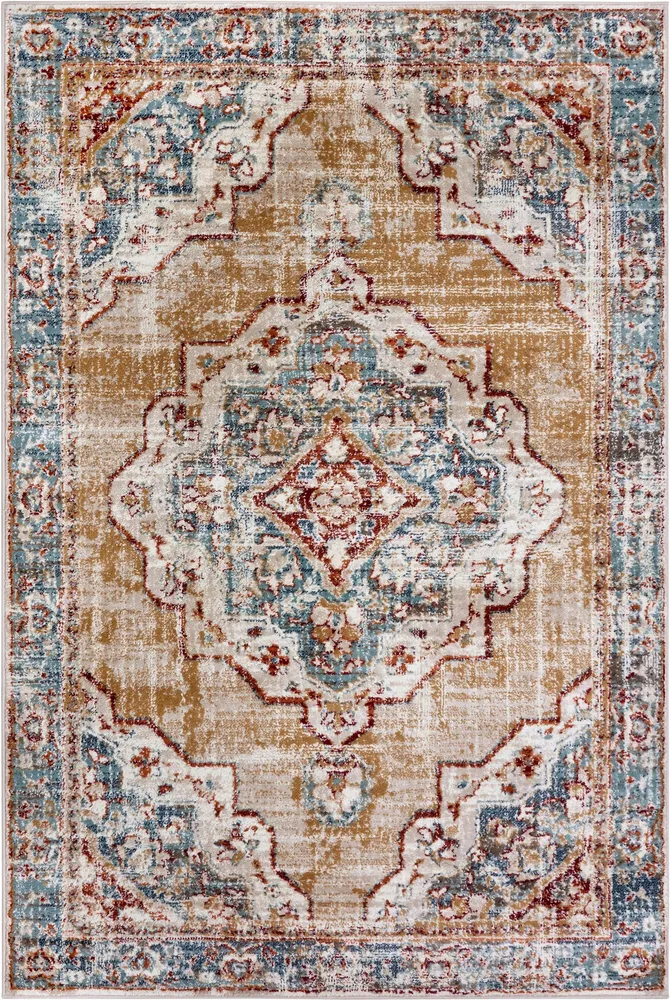 Covor Strozzi cu design oriental vintage, fire scurte 120x170 cm