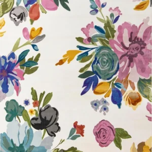 Covor Sunshine cu model floral, fire scurte multicolor, 160x239