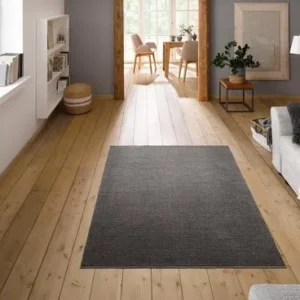 Covor Thees cu fire scurte, model cu noduri gri 120x180 cm