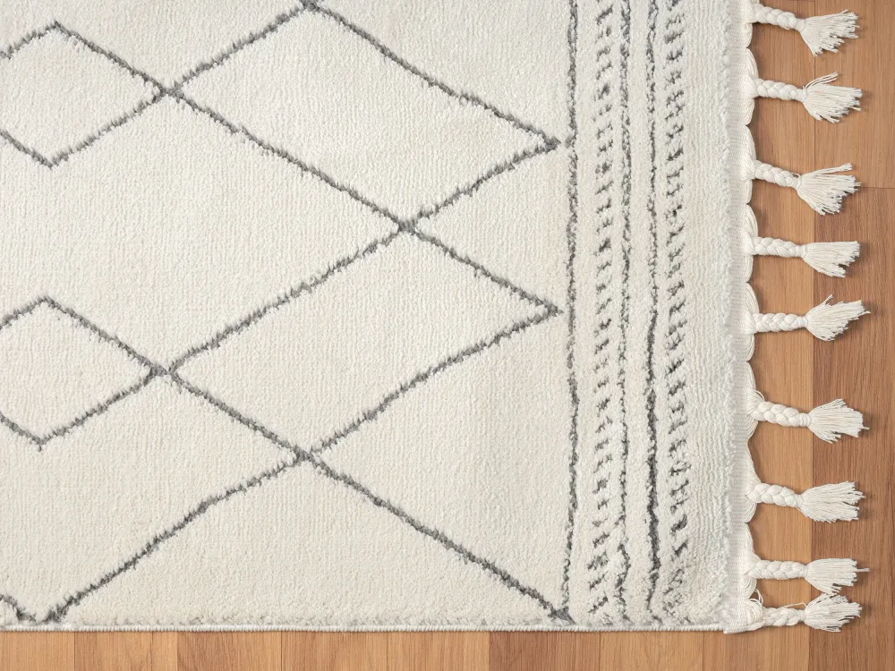 Covor traversă Moroccan Design moale si pufos 80x250 cm