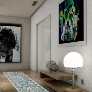 Covor traversă Oriental DELAVITA verde, 80x250 cm